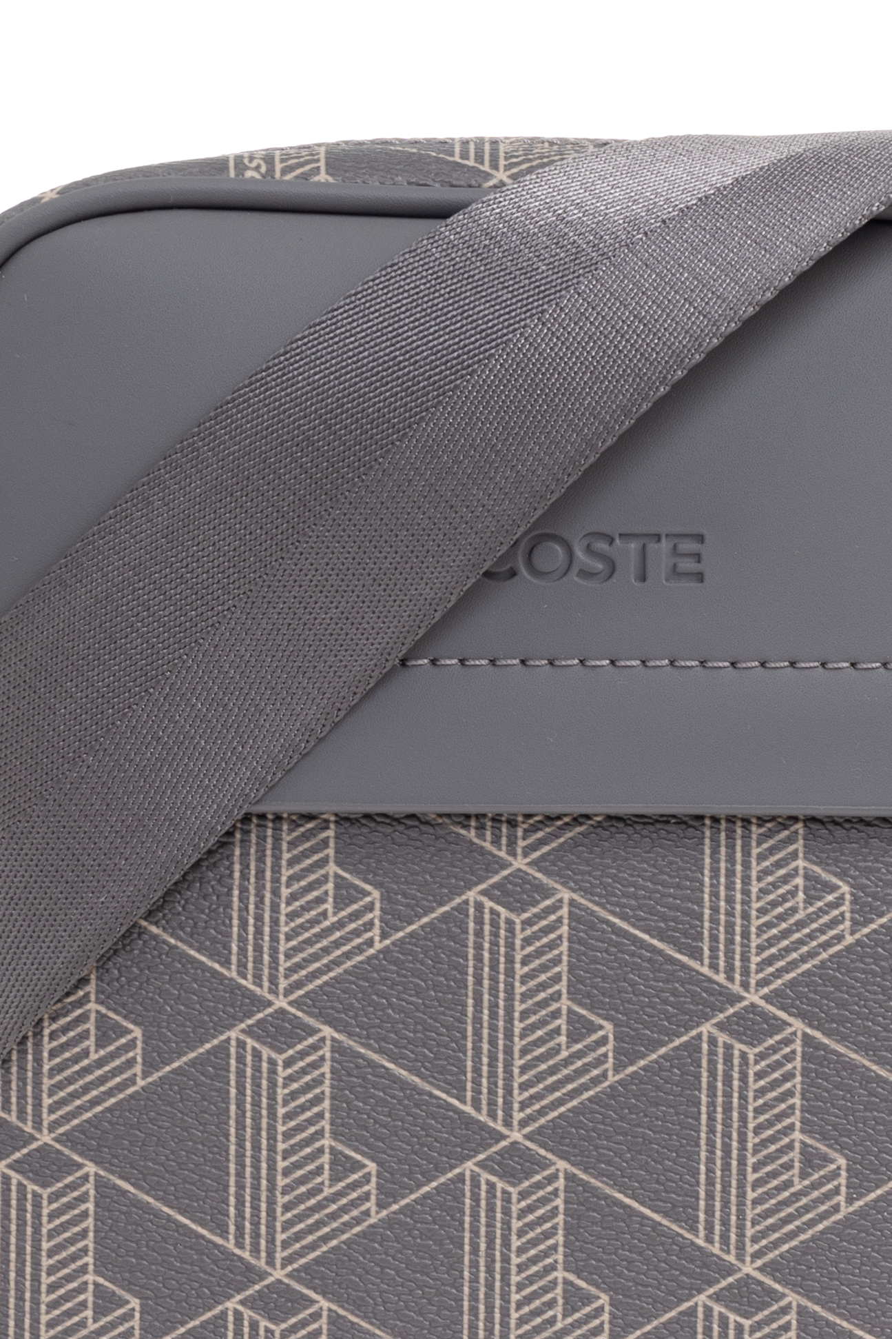 LACOSTE グレー サコッシュ Grey Shoulder bag with logo Lacoste - Vitkac France